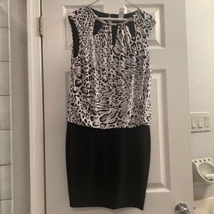 Like new Leopard dress size M